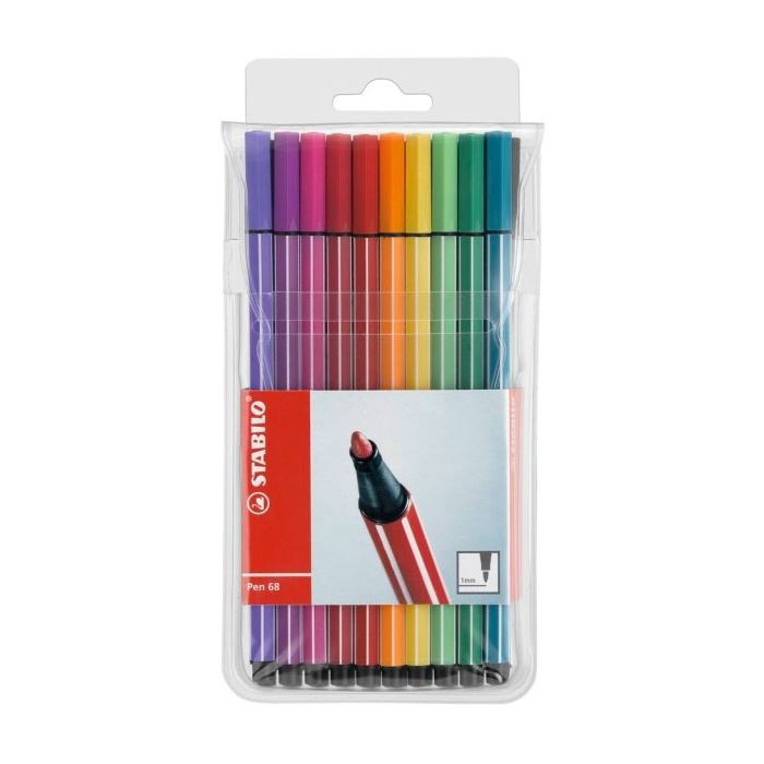 Stabilo Pen 68 20 Renk Askılı Paket 6820-Pl