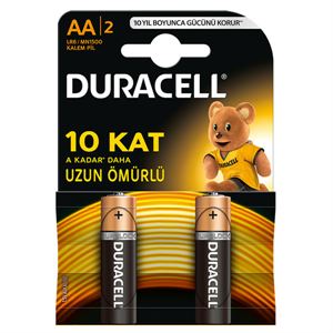 Duracell Alkalin AA Kalem Pil 2li