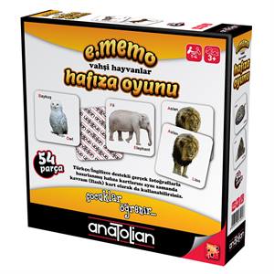 Anatolian Vahşi Hayvanlar Hafıza Oyunu 7404