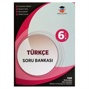6 Sınıf Türkçe Soru Bankası Zeka Küpü Yayınları