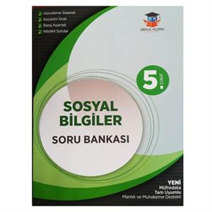 5 Sınıf Sosyal Bilgiler Soru Bankası Zeka Küpü Yayınları