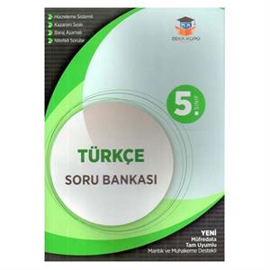5 Sınıf Türkçe Soru Bankası Zeka Küpü Yayınları