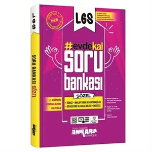 LGS 1 Dönem Evde Kal Sözel Soru Bankası Ankara Yayınları