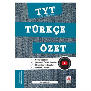 Delta Kültür TYT Türkçe Özet Tufan Şahin Delta Yayınları