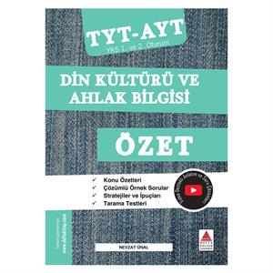 Delta Kültür TYT AYT Din Kültürü ve Ahlak Bilgisi Özet Nevzat Ünal Delta Yayınları