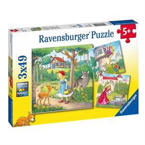 Ravensburger Çocuk Puzzle 3x49 Parça Masal Prensesleri 80519
