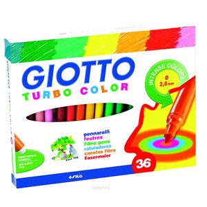 Giotto Turbo Color Keçeli Kalem 36 lı Kutu 418000