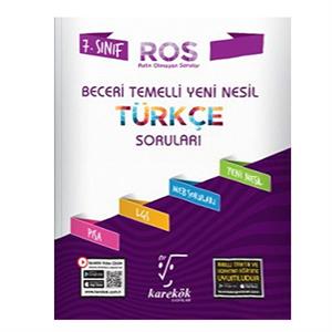 7 Sınıf Türkçe ROS Beceri Temelli Soru Bankası Karekök Yayınları