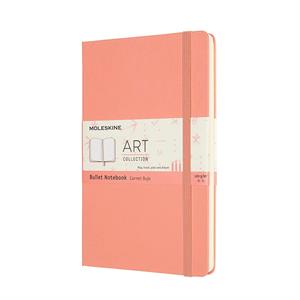 Moleskine Art Collection Bullet Notebook 13x21 Coral Pink