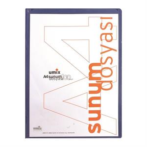 Umix Standart Sunum Dosyası 100lü Lacivert U1107P-La