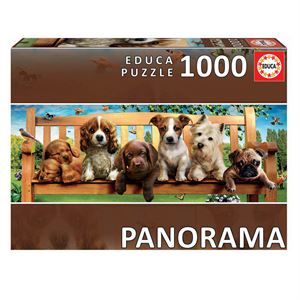 Educa Puzzle 1000 Parça Köpek Yavrusu Panorama 19038