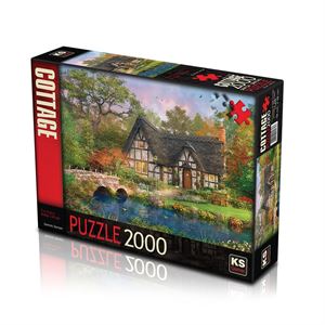 Ks Games Puzzle 2000 Parça The Stoney Bridge Cottage 11479