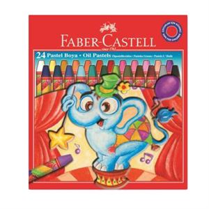Faber-Castell Karton Kutu Pastel Boya 24 Renk 125024